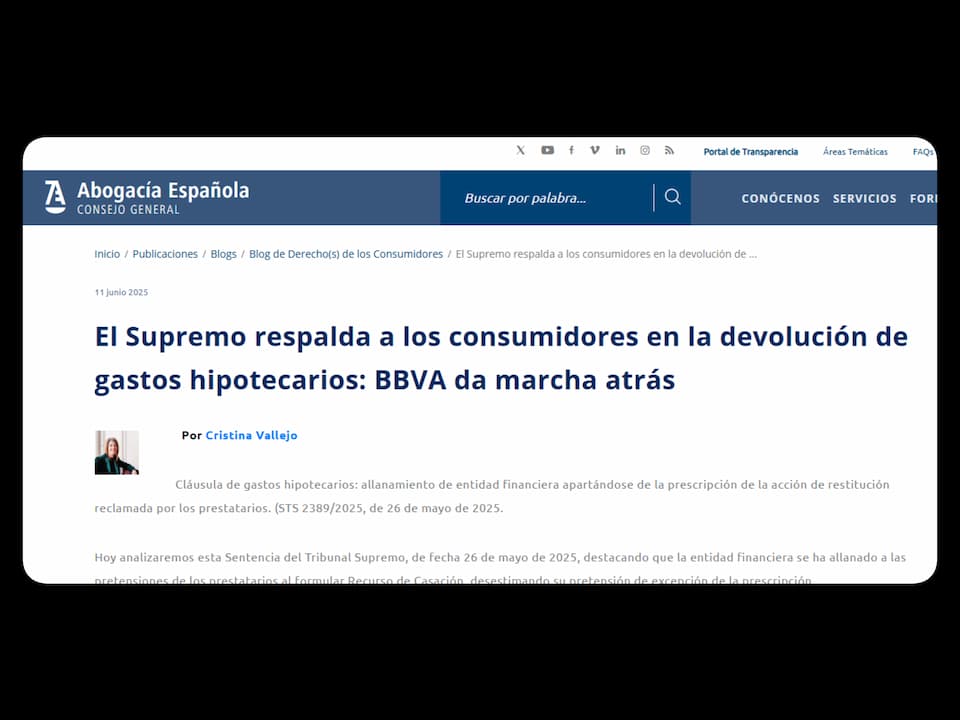 gastos hipoteca noticias