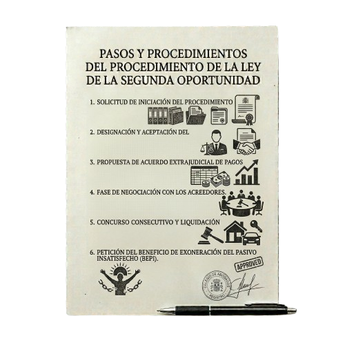 pasos procedimientos ley segunda oportunidad