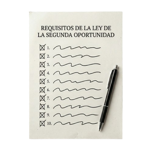 requisitos ley segunda oportunidad