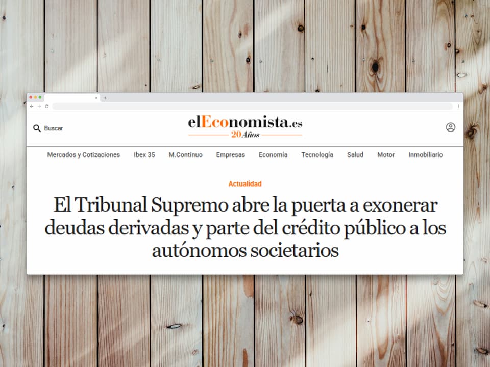 tribunal supremo ley segunda oportunidad